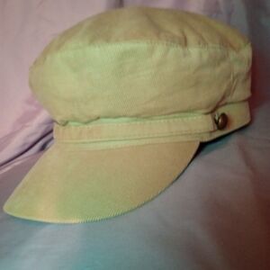 Beige Corduroy Women's Newsboy Cap 100%Cotton